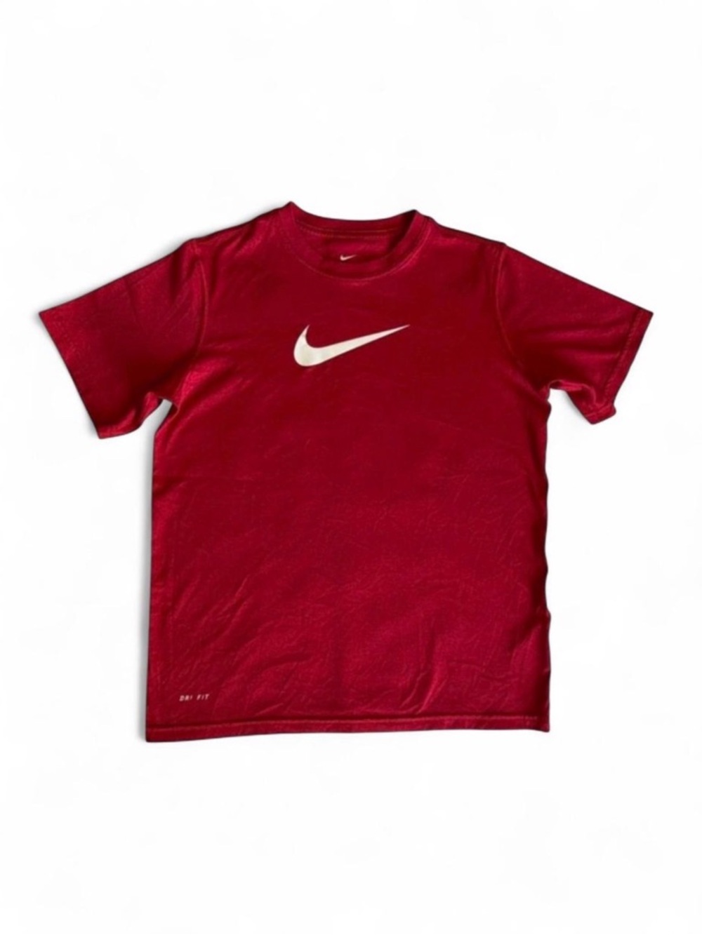 Nike Boys Red Athletic T-Shirt Size Large